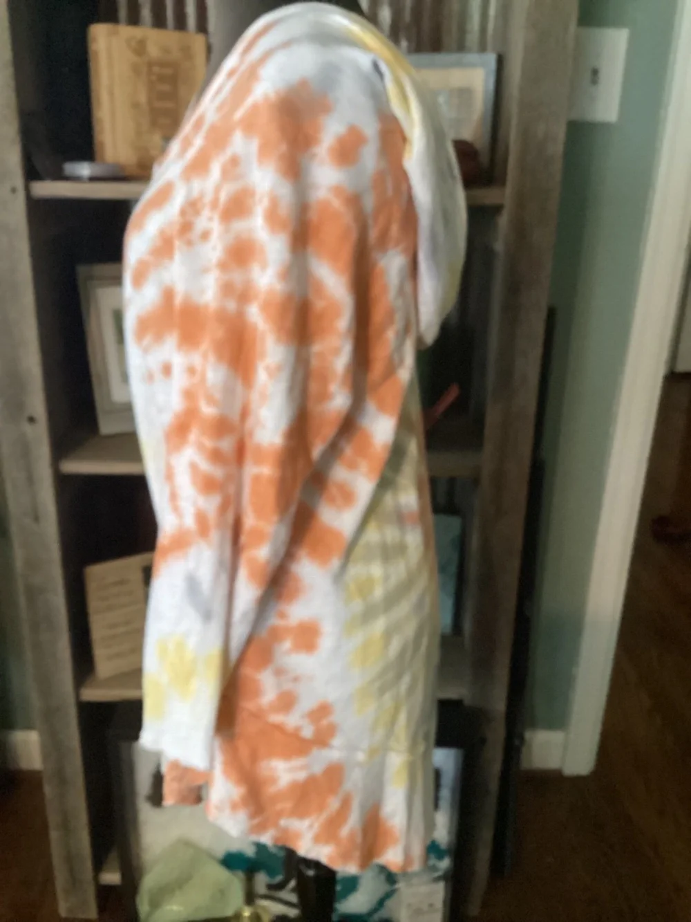American Able tie-dye swim cover ladies M